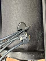 AD30: Table cables: HDMI, VGA and 3.5mm audio