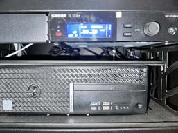 Room 303: Dell OptiPlex 7090 PC and Shure SLXD4+ receiver