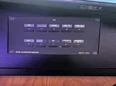 Room 303: Crestron MPC-M5 source selection panel