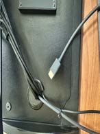 Room 205: HDMI cable at the cabinet