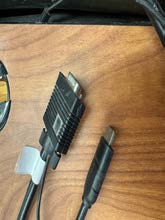 Room 305: VGA cable with the 3.5mm audio lead