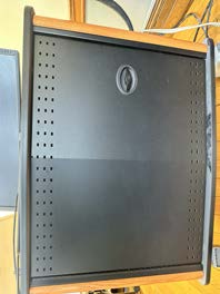 Room 307: AV equipment cabinet